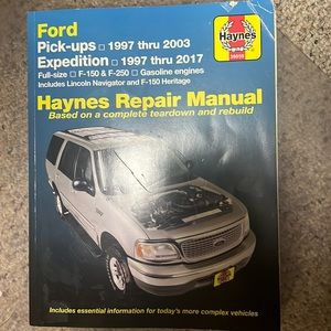 Haynes Ford Pickups and Expedition Repair Manuel